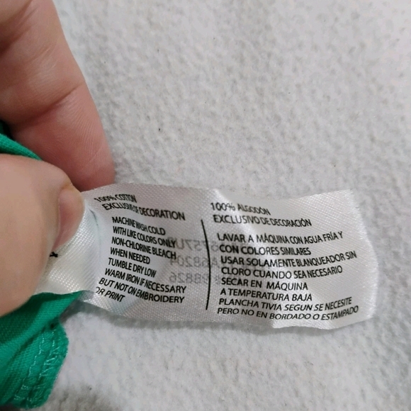 U.S. Polo Assn. Kids Teal and Blue Short Sleeve Tee - Picture 4 of 8